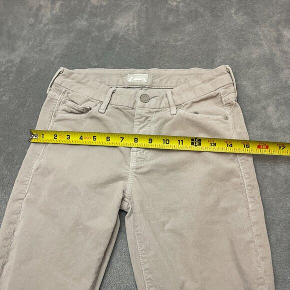 MOTHER Jeans Womens Size 26 Looker Ankle Fray Grey Mist Wash USA Made - Picture 7 of 16